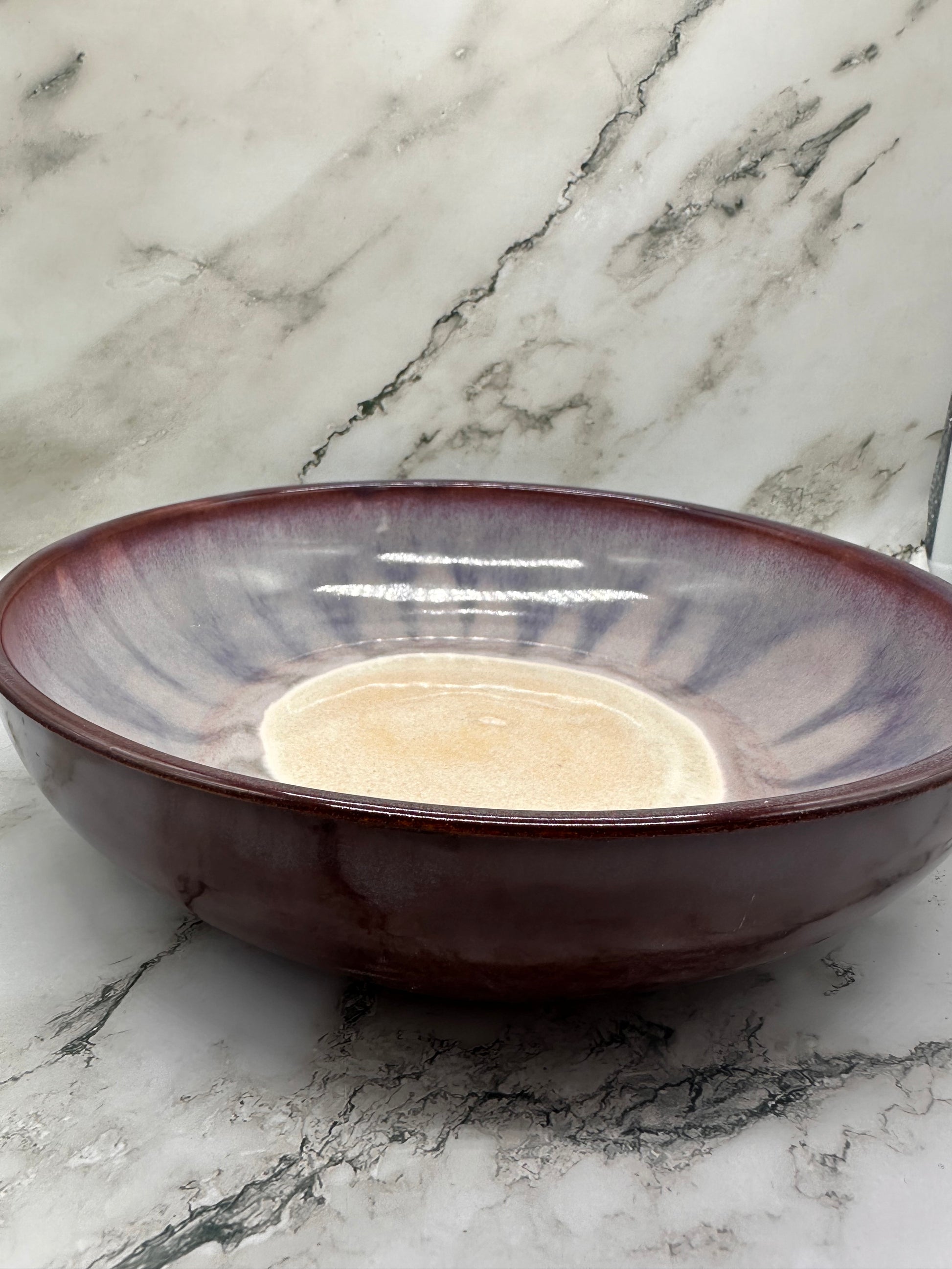 Purple Serving Bowl