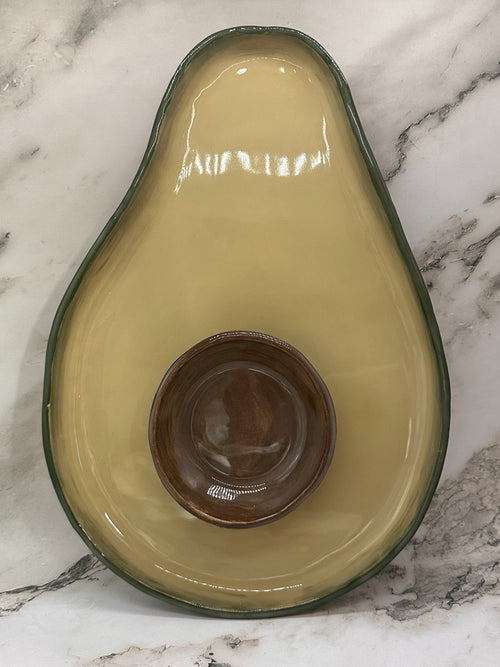 Avocado chip and dip