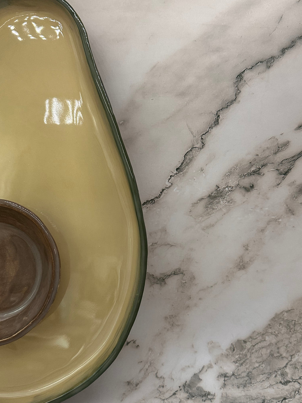 Avocado chip and dip