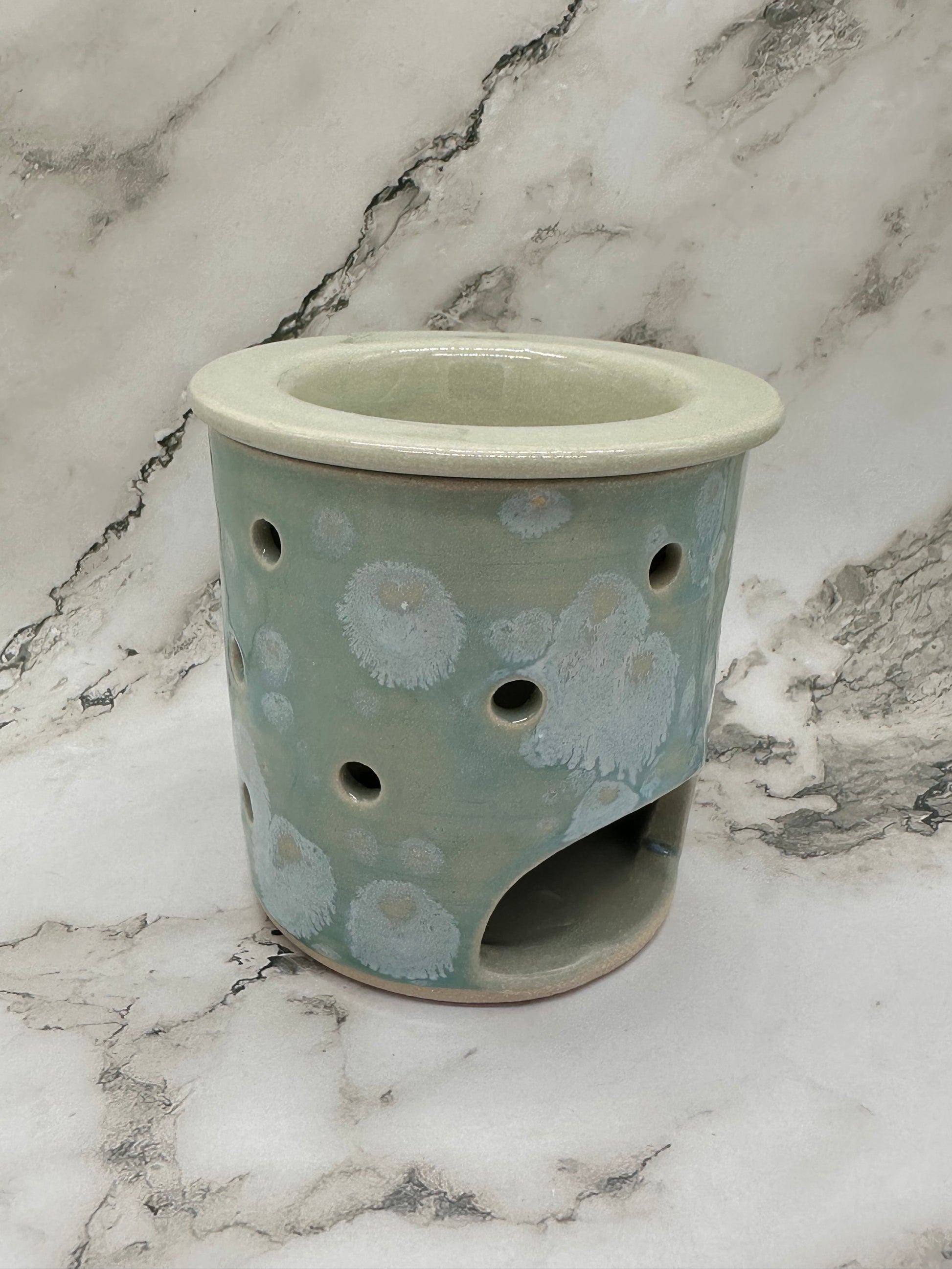 Wax Melt Burner - Celadon Bloom