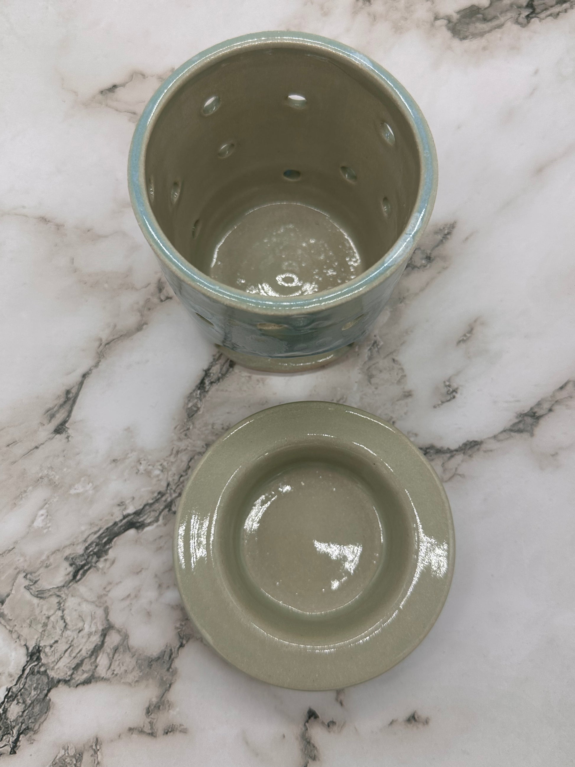 Wax Melt Burner - Celadon Bloom