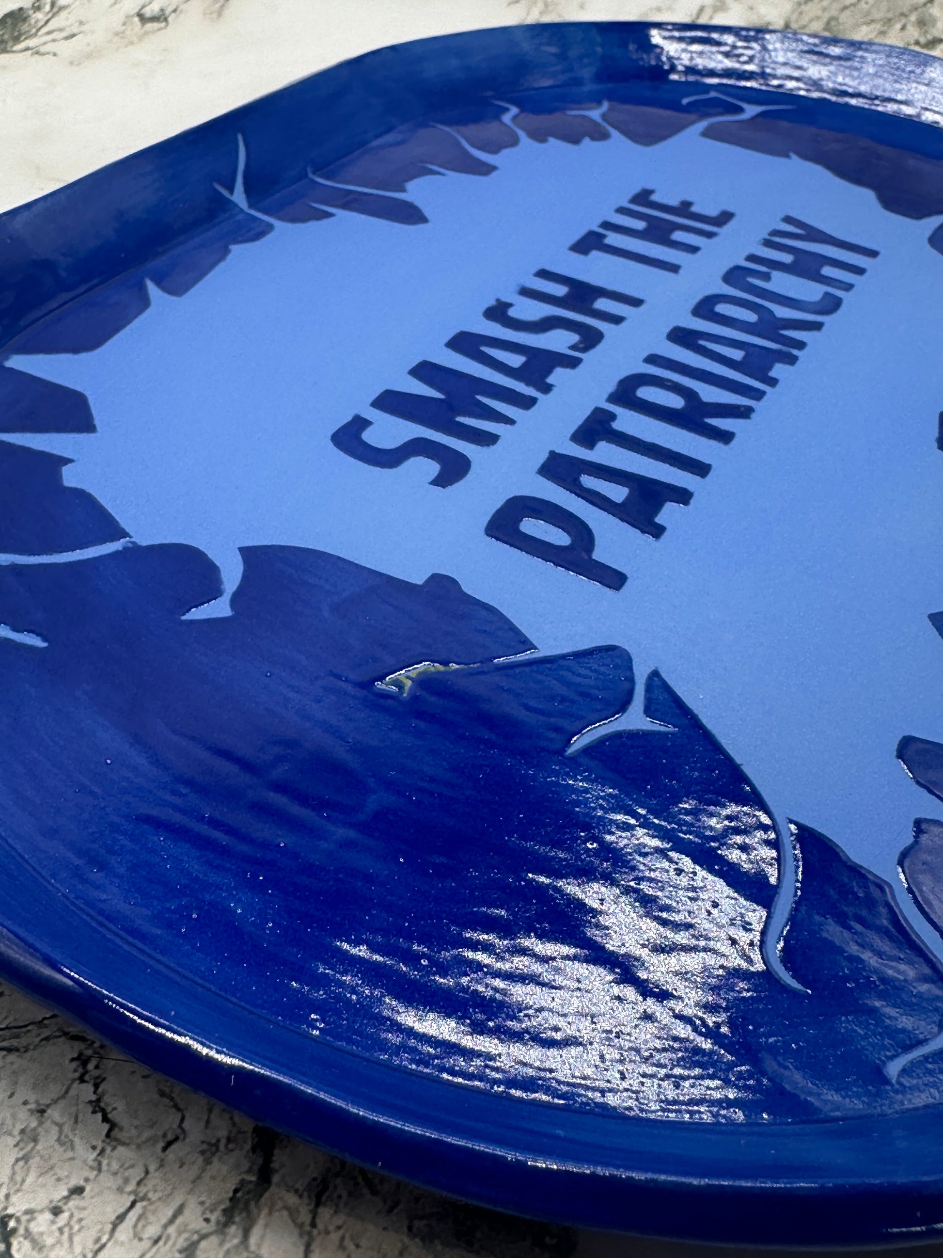‘Smash the Patriarchy’ serving platter