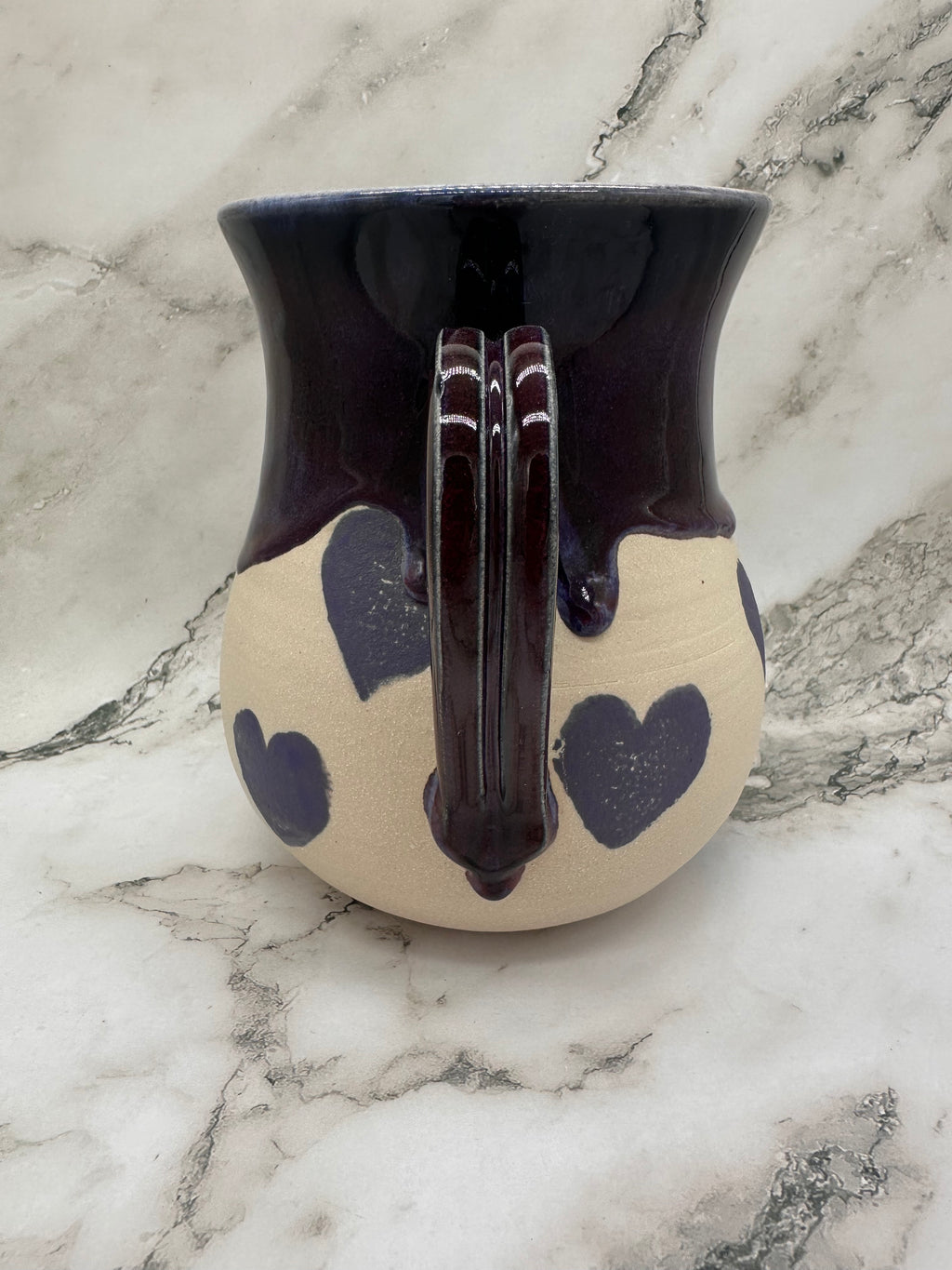Heart print large jug