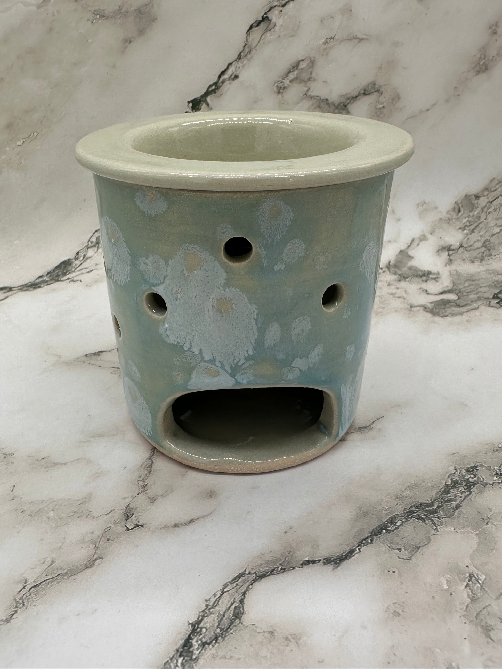 Wax Melt Burner - Celadon Bloom