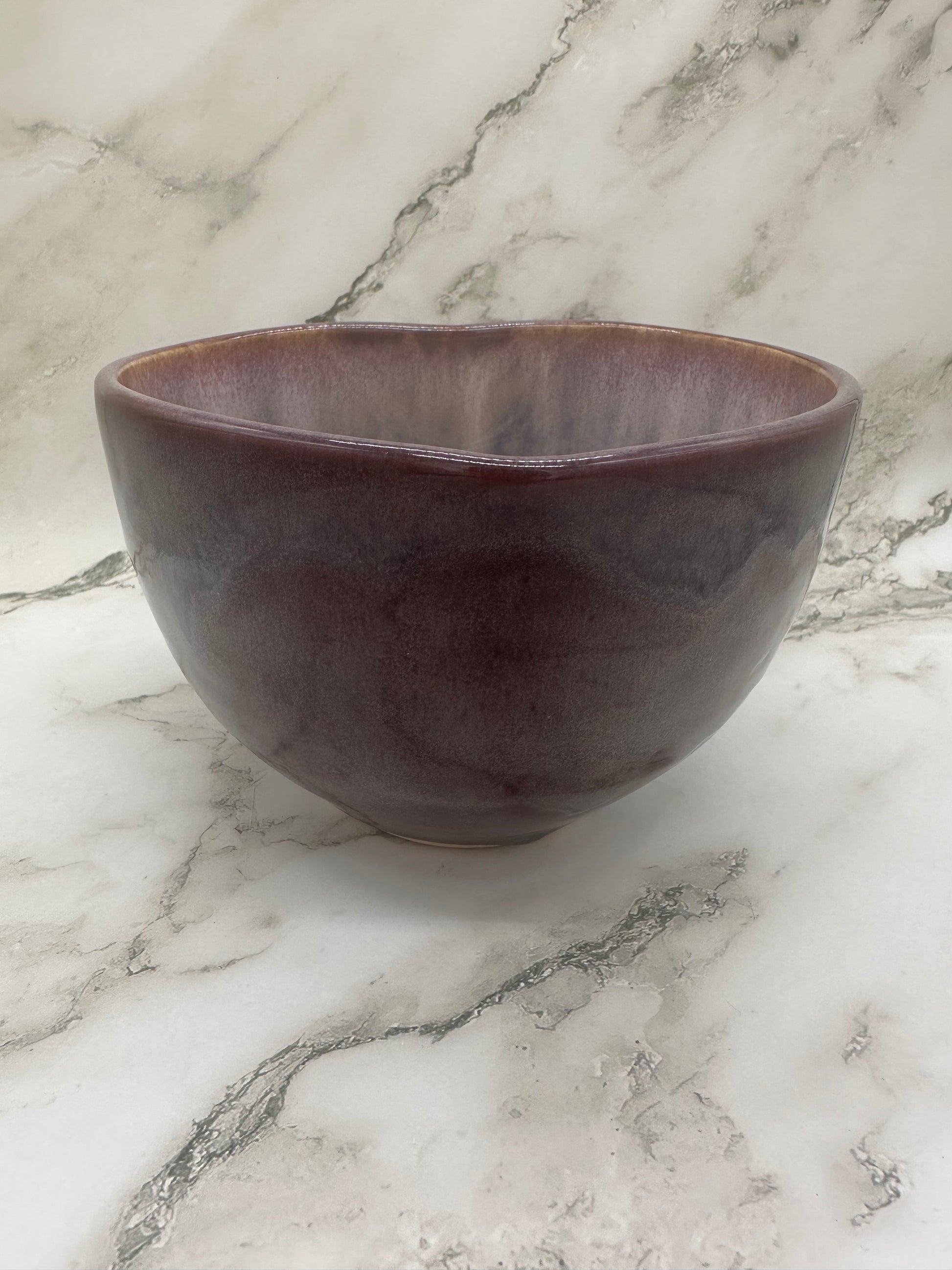 Purple heart rim bowl
