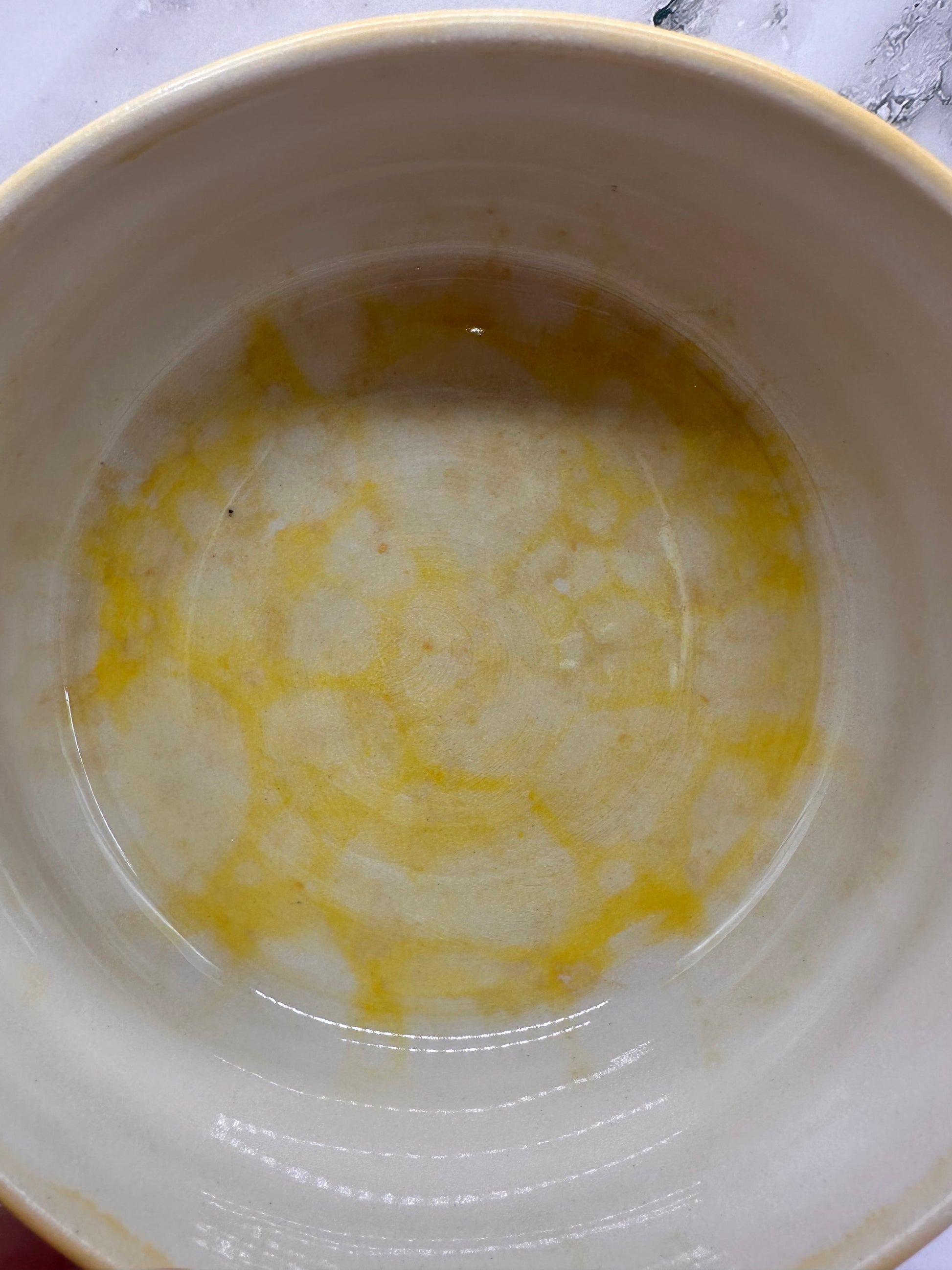 Large ‘bubble’ dog bowl (Yellow)