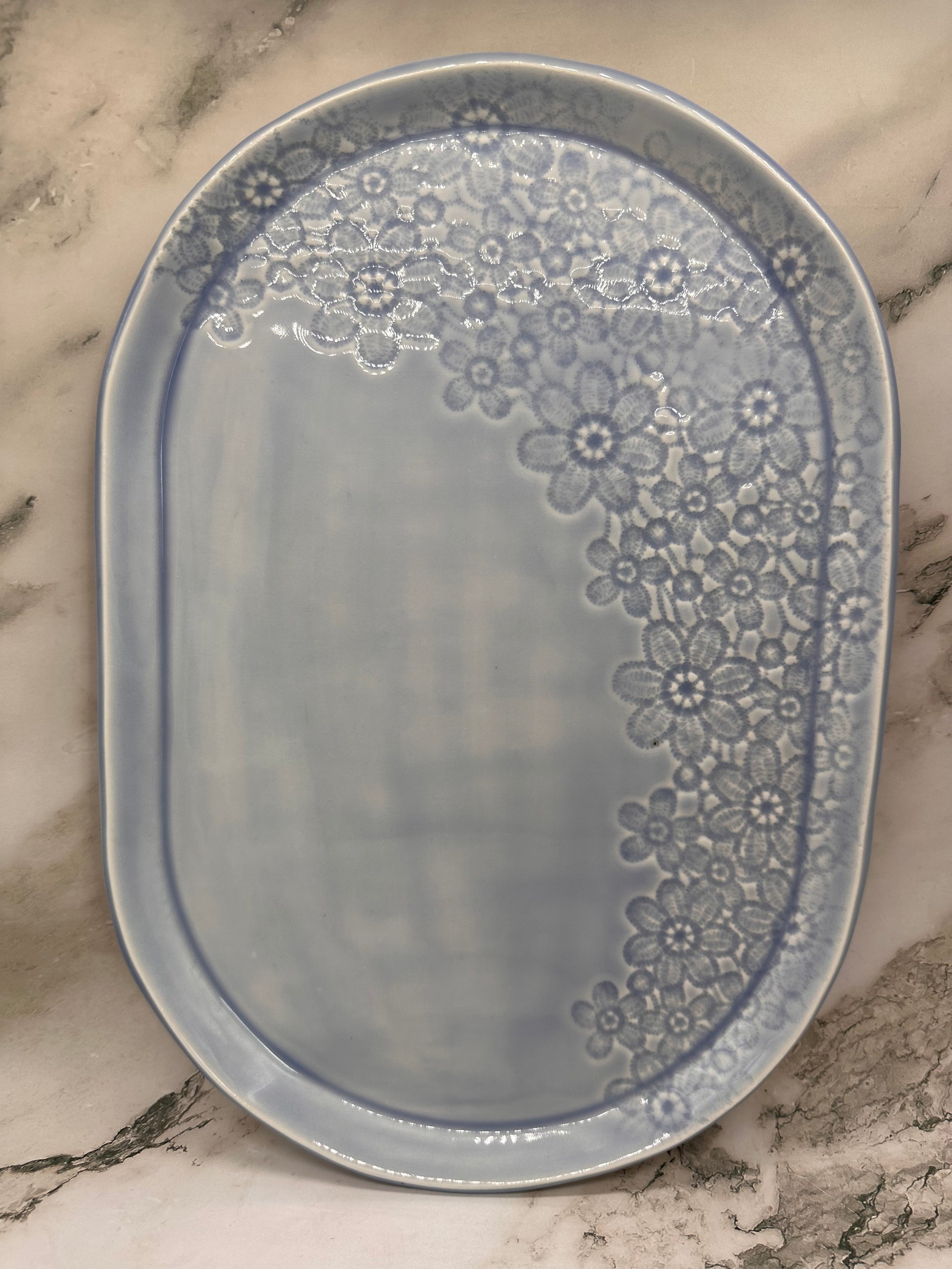 Textured Serving Platter
