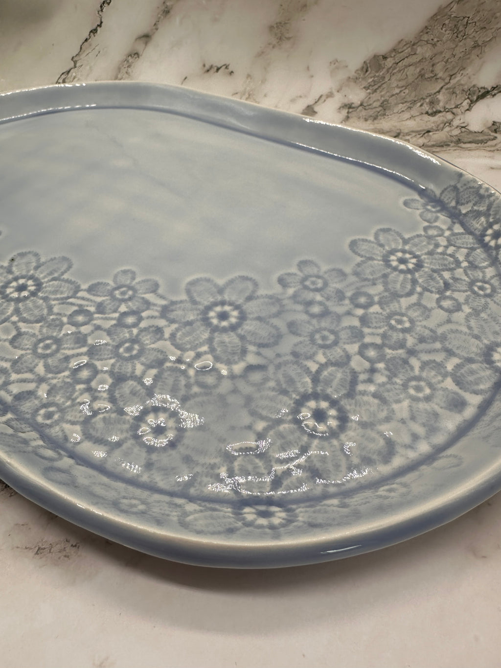 Textured Serving Platter