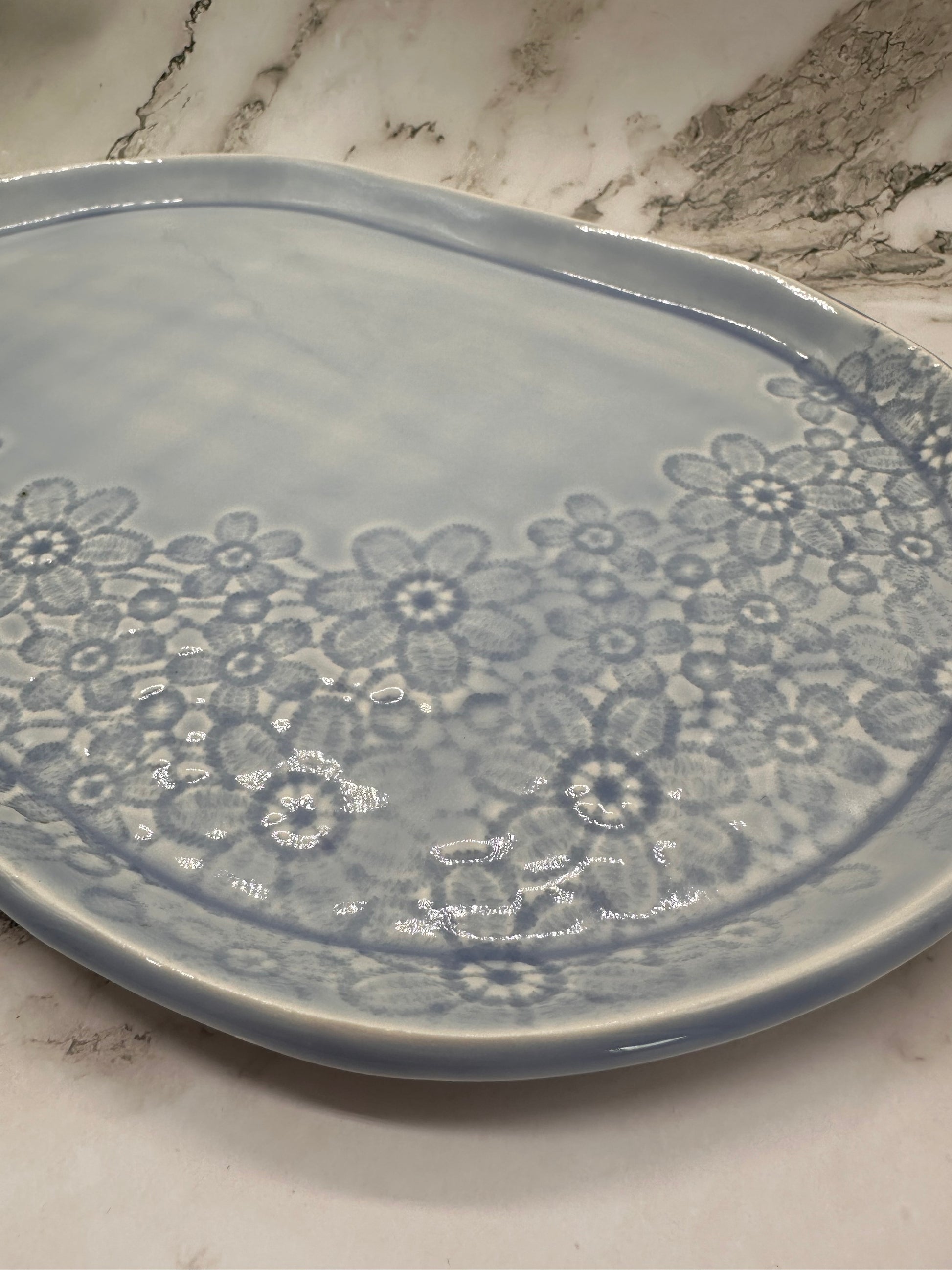 Textured Serving Platter